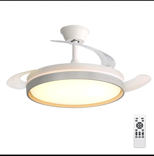 Ventilador de Techo LED Plegable con Control Remoto